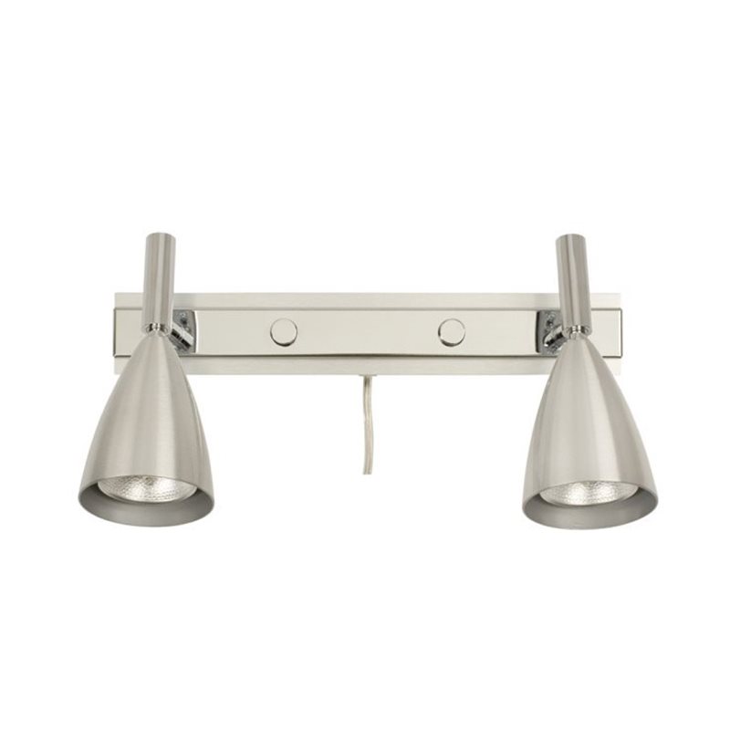 Belid V5152 Frank vägglampa aluminium och krom med dimmer utgången